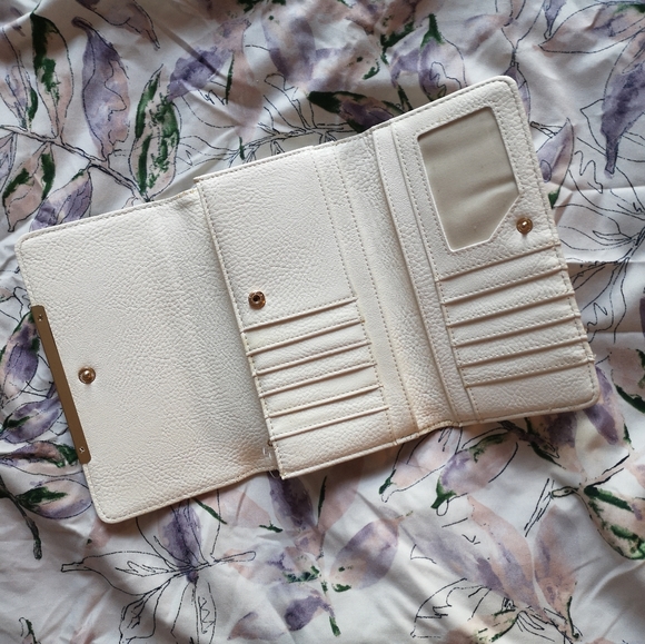 NWT Cream and Gold cutout wallet - Call it Spring - Picture 2 of 4